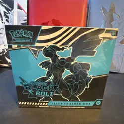 (Free shipping) Sealed Pokemon Black Bolt Elite Trainer box - Image 1