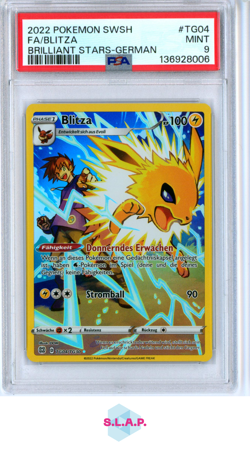 FA/BLITZA BRILLIANT STARS-GER POKEMON SWSH BRILLIANT STARS 2022 TG04 PSA 9 - Image 1