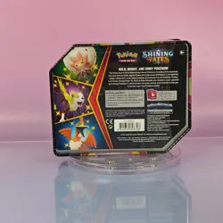 POKEMON TCG SHINING FATES TIN BOLTUND V SEALED - Image 3