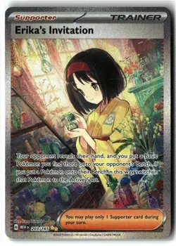 Erika's Invitation ⭐ 203/165 Holo Special Illustration Rare 151 2023 Pokemon NM - Image 1