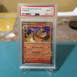 PSA 10 - 2023 POKEMON MEW EN-151 136 FLAREON - Image 1