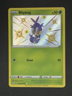 Pokemon Shining Fates: Shiny Vault - Blipbug Shiny Holo Rare SV007/SV122 - Image 1