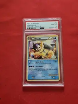 Pokemon: Vaporeon #52/95 HeartGold & SoulSilver Call of Legends - PSA 8 - B95 - Image 1