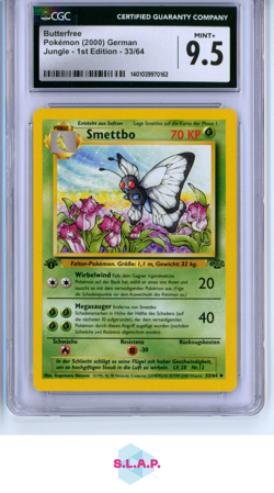 SMETTBO POKEMON 33 2000 JUNGLE NON-HOLO DEUTSCH CGC 9,5 - Image 1