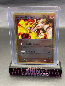 Pokemon TCG Team Magma's Rhyhorn (Reverse Holo) 38/75 - Image 1