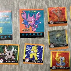 Pokemon TCG - Assorted 17 LOT (Stickers, Lenticular, Pogs, Art Box) - Image 3