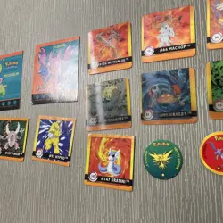 Pokemon TCG - Assorted 17 LOT (Stickers, Lenticular, Pogs, Art Box) - Image 5