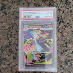 2025 Pokemon TCG M2: Inferno X Mega Charizard X ex Super Rare Holo PSA 10 - Image 1