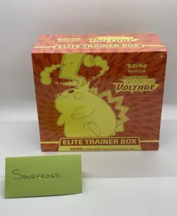 Pokemon TCG Sword & Shield VIVID VOLTAGE Elite Trainer Box ETB NEW Sealed - Image 1