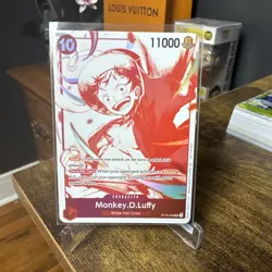 One Piece Card Game - Monkey.D.Luffy (3rd Anniversary Promo) ST10-006 SR Foil NM - Image 1