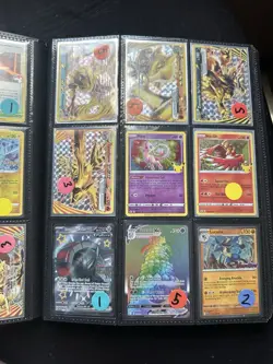 253 Card Vender LOT Pokemon Binder Collection WoTC, Modern, Promos, Stamps, SARs - Image 4