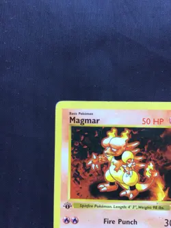 Pokemon Cards: Base Set 1st Edition Uncommon: Magmar 36/102 - Image 2