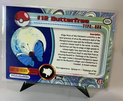 Topps Pokemon Card #12 Butterfree Non Holo 1999 - Image 2