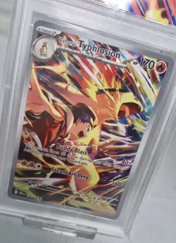 Pokemon TCG Ethans Typhlosion Full Art Card Destined Rivals 190/182 - Image 2