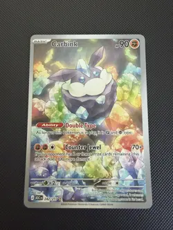 Carbink 242/217 Pokemon TCG Ascended Heroes Illustration Rare English Card NM - Image 1