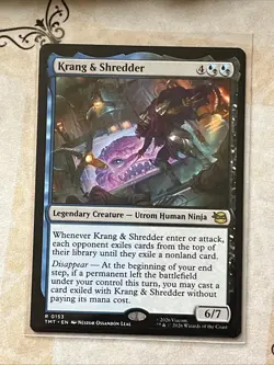 TMNT MTG Card Lot Over 100 Near Mint Cards ( Rare,UC,C,Token,Land ) #1 - Image 2