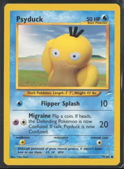 Psyduck Common Neo Destiny 079/105 HP Pokemon Card - Image 1