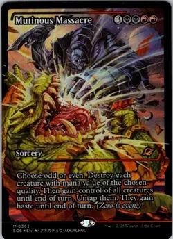 Magic | EOE | Mutinous Massacre (Showcase) | 363 | LP Foil - Image 1