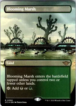 Magic | OTJ | Blooming Marsh (Borderless) | 300 | NM | Foil - Image 1