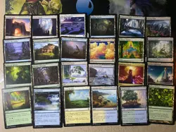 Bant Non-basic Land Lot MTG NM White Blue Green Commander 24x Magic Cards - Image 1