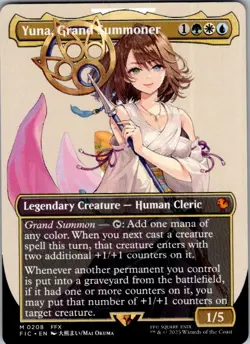 Magic | FIC | Yuna, Grand Summoner (Borderless) | 208 | NM - Image 1