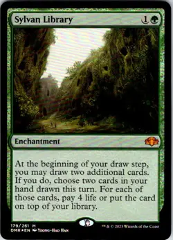 Magic | DMR | Sylvan Library | 179 | NM | Foil - Image 1