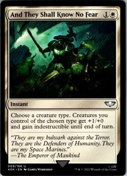 Magic | 40K | And They Shall Know No Fear | 9 | NM - Image 1