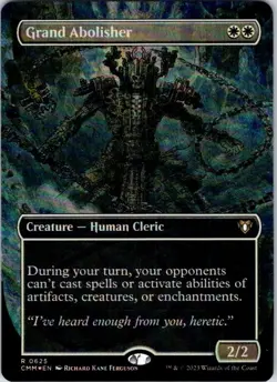 Magic | CMM | Grand Abolisher (Borderless) | 625 | NM | Foil - Image 1