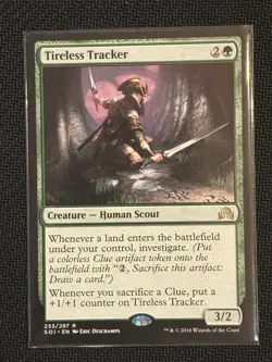 MTG Tireless Tracker SOI Shadows Over Innistrad 233/297 Regular Rare NM - Image 3