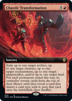 Chaotic Transformation - Extended Art x1 - Dominaria United - NM-Mint, English - - Image 1