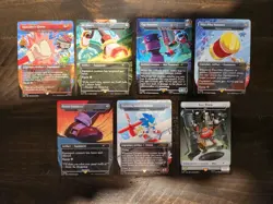 MTG Magic the Gathering Secret Lair x Sonic: Turbo Gear Non-Foil Opened - Image 1