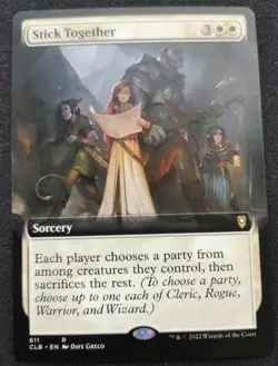 Stick Together - Extended Art - CLB - MTG - NM - EN - 611 - Image 1