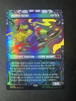 Mondo Gecko (Showcase Foil) Teenage Mutant Ninja Turtles TMNT 231 Mythic - Image 1