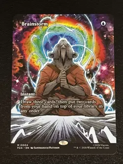 MTG Teenage Mutant Ninja Turtles Source Material Brainstorm Borderless 0004 NM - Image 1