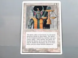 MTG - 4.ED. UNLIMITED (FWB/'95) - BALANCE - BALANCE / NEVER PLAYED / NM - Image 1