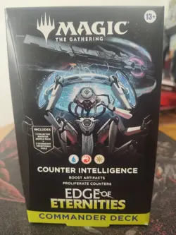 MTG Edge of Eternities Counter Intelligence Commander Deck Factory Sealed - Image 1