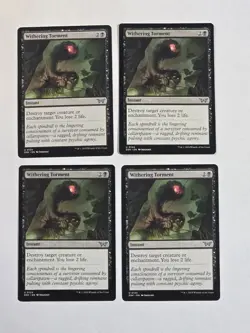 4x Withering Torment - Duskmourn - Near Mint - MTG - Image 1