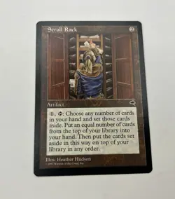 Magic: The Gathering Scroll Rack Rare Artifact Tempest 308 Regular M/NMINT - Image 3