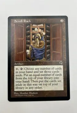 Magic: The Gathering Scroll Rack Rare Artifact Tempest 308 Regular M/NMINT - Image 4