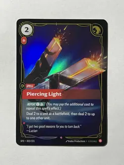 Piercing Light [SFD - 023/221] - League Of Legends TCG Riftbound Spiritforge - Image 1