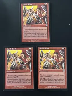 3x Uphill Battle Mercadian Masques UP NM MTG Magic - Image 1