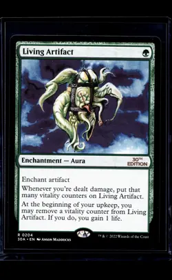 2022 MTG Magic the Gathering 30A 30th Anniversary Rare #204 Living Artifact - Image 1