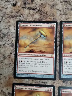 4x MTG Hammer of Purphoros Theros x4 NM Unplayed Playset Commander EDH - Image 3