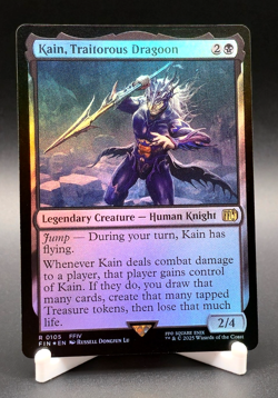 Kain, Traitorous Dragoon MTG Final Fantasy Rare Foil #105 NM+ FFIV - Image 1