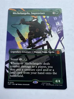 NM Michaelangelo, Improviser MTG Teenage Mutant Ninja Turtles - Image 1