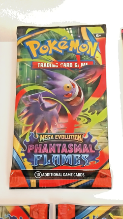 Mega Evolution Phantasmal Flames Sealed Pokemon All 5 Packs Unopened - Image 3