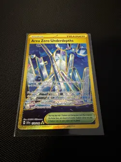 Pokemon Area Zero Underdepths 174/142 Stellar Crown Gold Hyper Rare Holo NM - Image 1