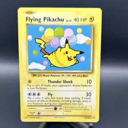 Pokemon TCG Flying Pikachu Evolutions 110/108 Secret Rare Regular 40 HP Card - Image 1