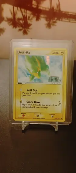 Pokemon TCG Electrike Ex Crystal Guardians Stamped 52/100 MP - Image 1