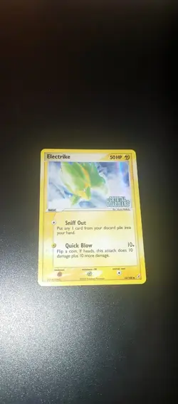 Pokemon TCG Electrike Ex Crystal Guardians Stamped 52/100 MP - Image 5